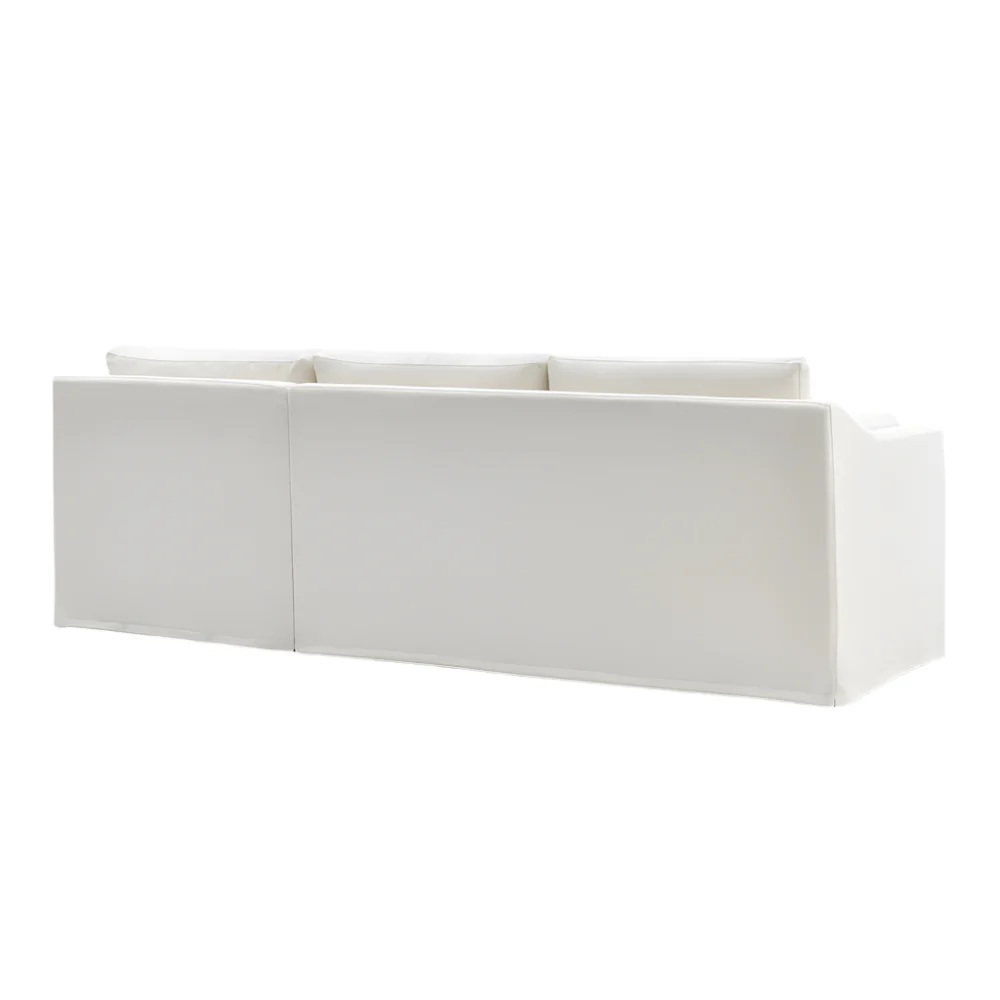 Clovelly Hamptons 3 Seat Left Chaise Sofa Ivory, W: 259 cm D: 166cm H: 80 cm (RRP $4999) - Image 5