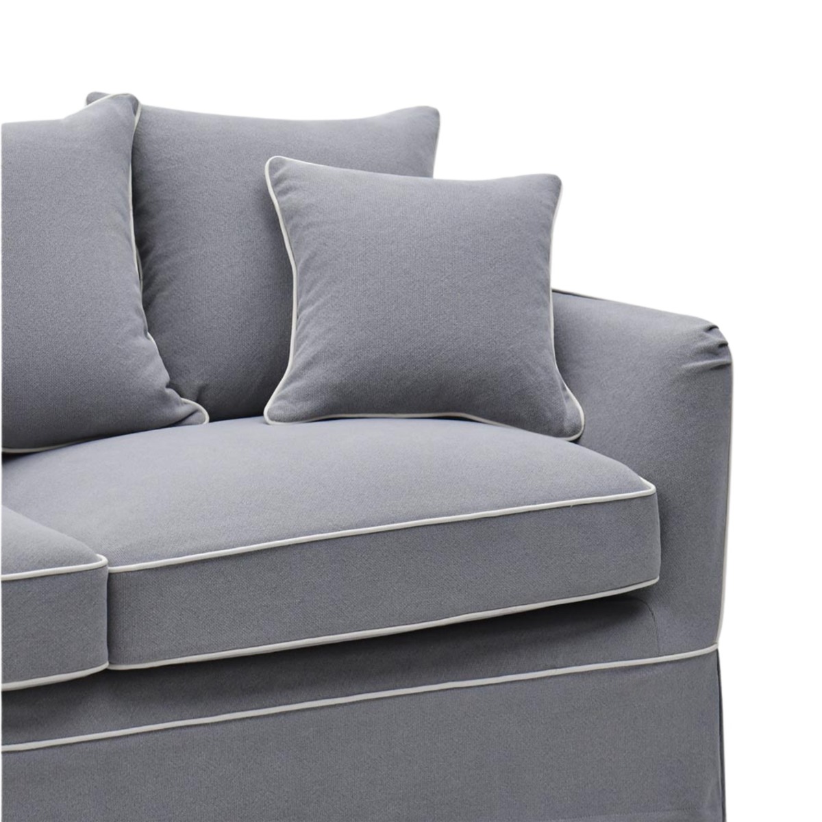 Noosa 3 Seater Right Chaise Sofa Grey, W 259cm D 166cm H 80cm (RRP $4999) - Image 5