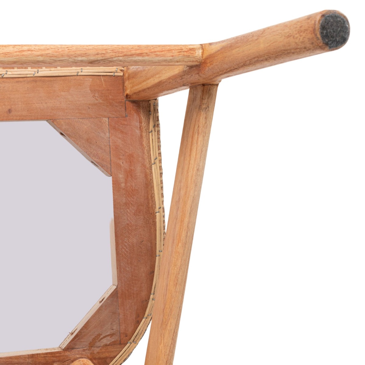 Charlotte Rattan Counter Stool Natural Whitewash, W 54 D 56 H 91cm (RRP $570) - Image 11