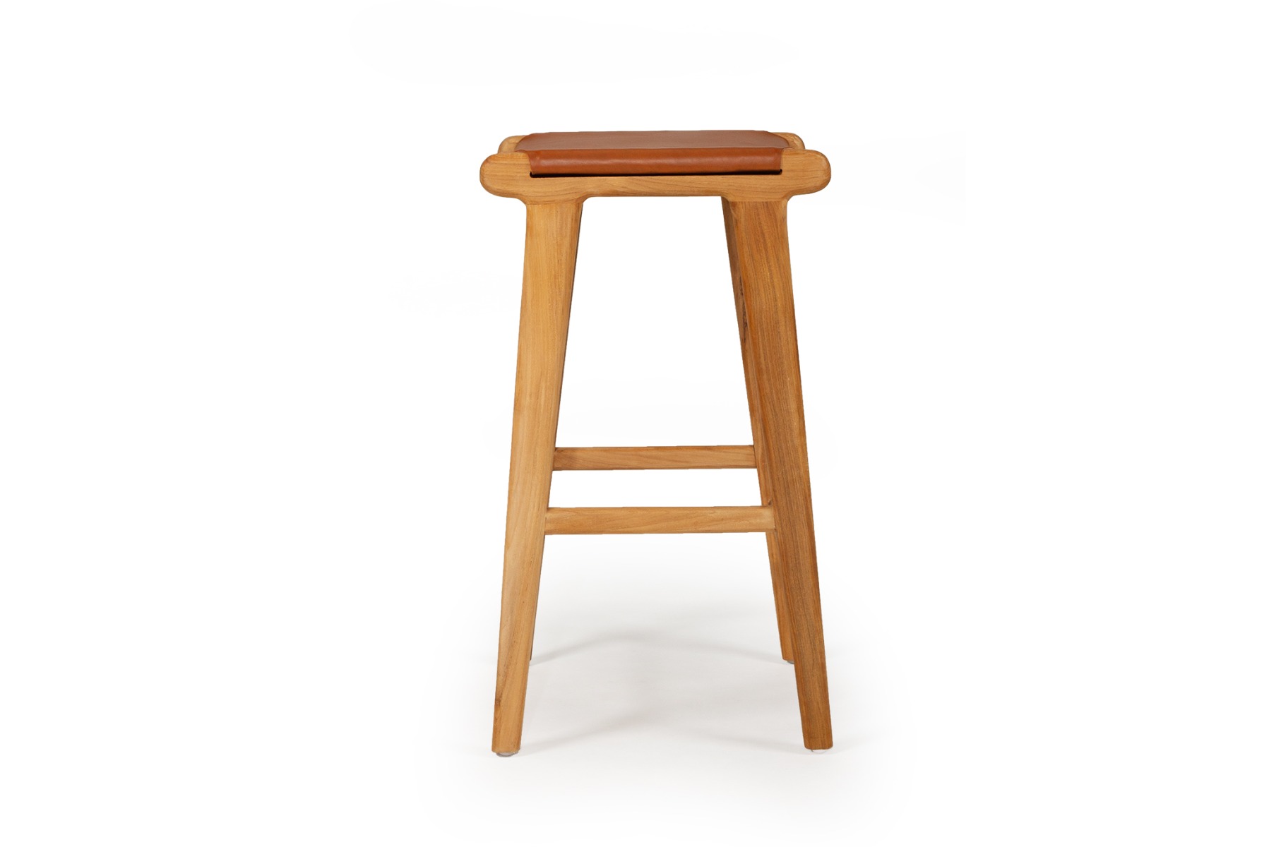 Pasadena Counter Stool Tan, W46cm x D38cm x H66cm (RRP $599) - Image 3