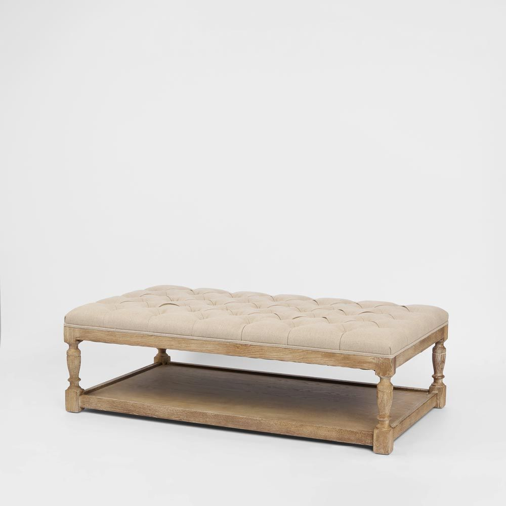 Brittany Long Ottoman, L 140cm W 80cm H 42cm (RRP $1298) - Image 2