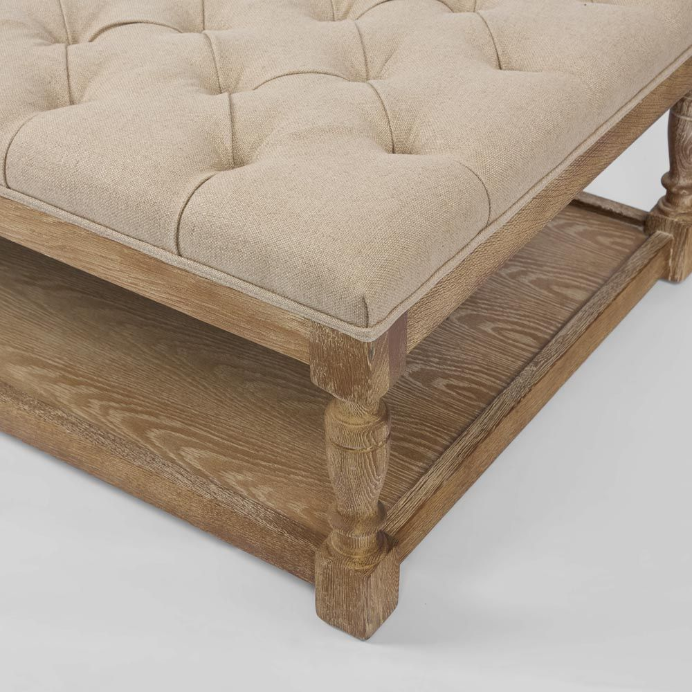 Brittany Long Ottoman, L 140cm W 80cm H 42cm (RRP $1298) - Image 3