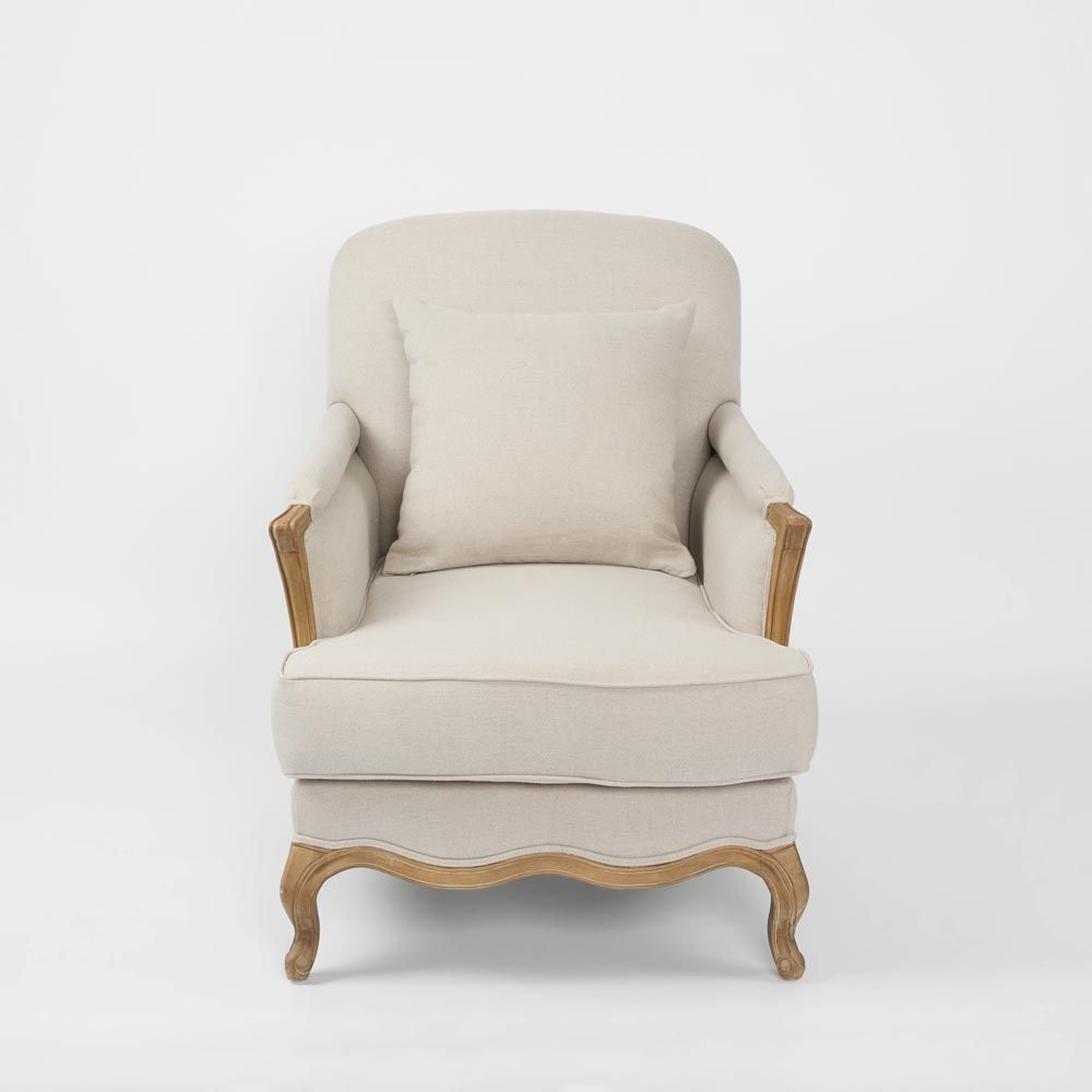 Normandy Bergere Armchair, L 74cm W 92cm H 93cm (RRP $1749) - Image 2