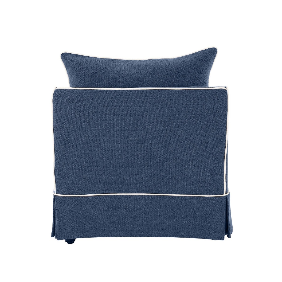 Noosa Hamptons Armchair Navy with White Piping, W 91cm D 90cm H 80cm (RRP $1699) - Image 6