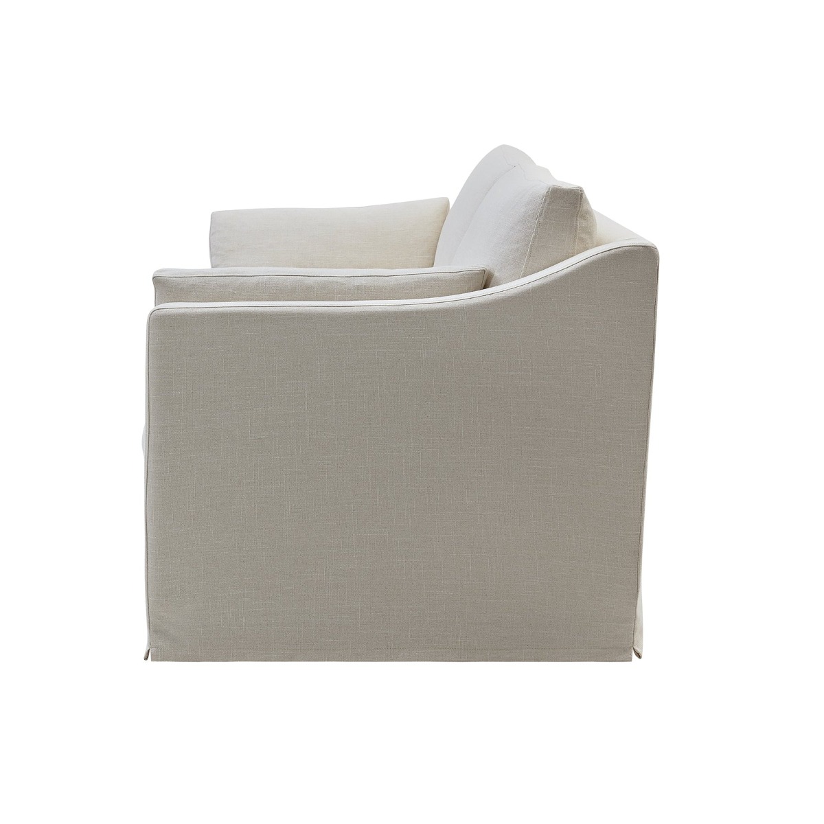 Clovelly Hamptons 2.5 Seat Sofa Ivory, W 190 D 102cm H 80cm (RRP $2699) - Image 4