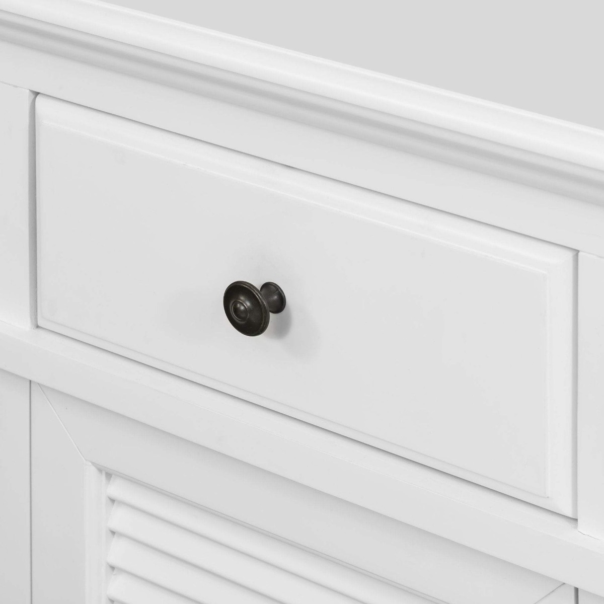 West Beach 3 Door Hamptons Buffet White, W 145.3cm D 50cm H 85cm (RRP $1699) - Image 7