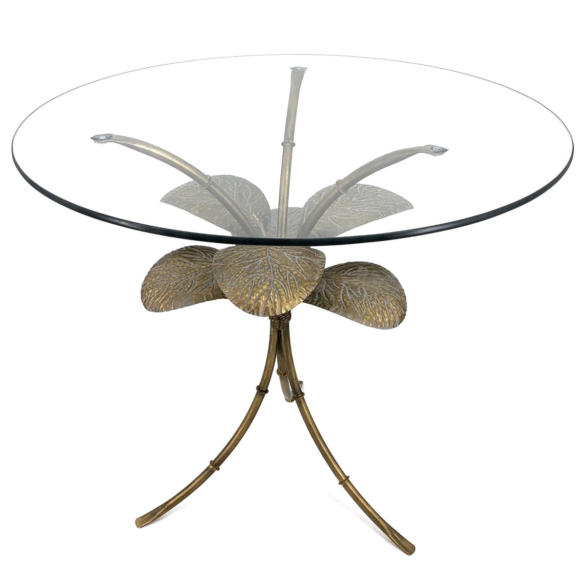 Amari Gold Leaf Side Table, W 60cm D 60cm H 60cm (RRP $349) - Image 7