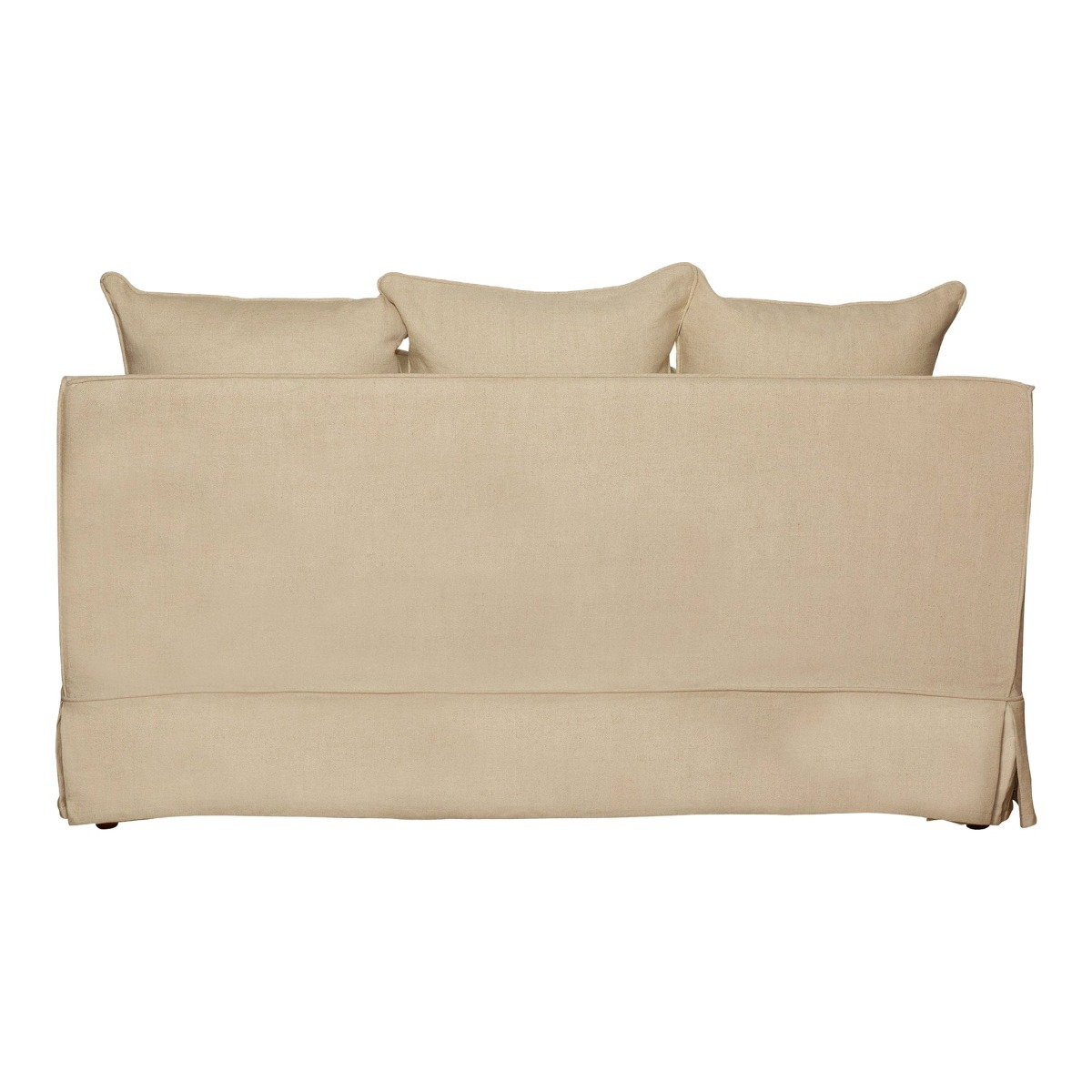 Slip Cover Only - Noosa Hamptons 2 Seat Sofa Beige, W 170cm D 91cm H 80cm (RRP $799) - Image 7