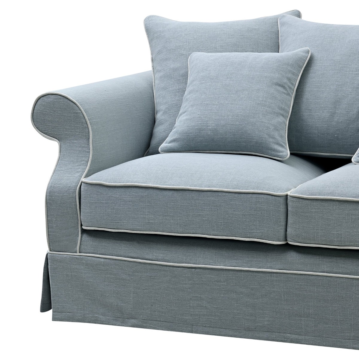 Slip Cover Only - Avalon Hamptons 2 Seat Sofa Beach, W 174cm D 96cm H 81cm (RRP $799) - Image 6