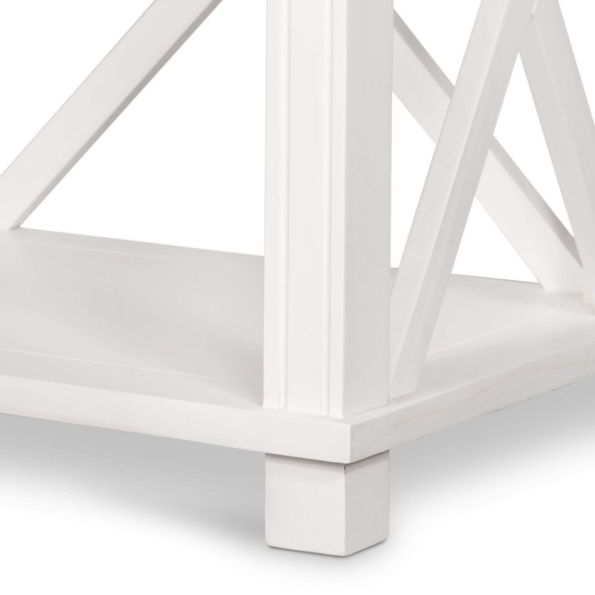 West Beach 2 Drawer Hamptons 130cm Console White, W 130cm D 50cm H 85cm (RRP $1099) - Image 2