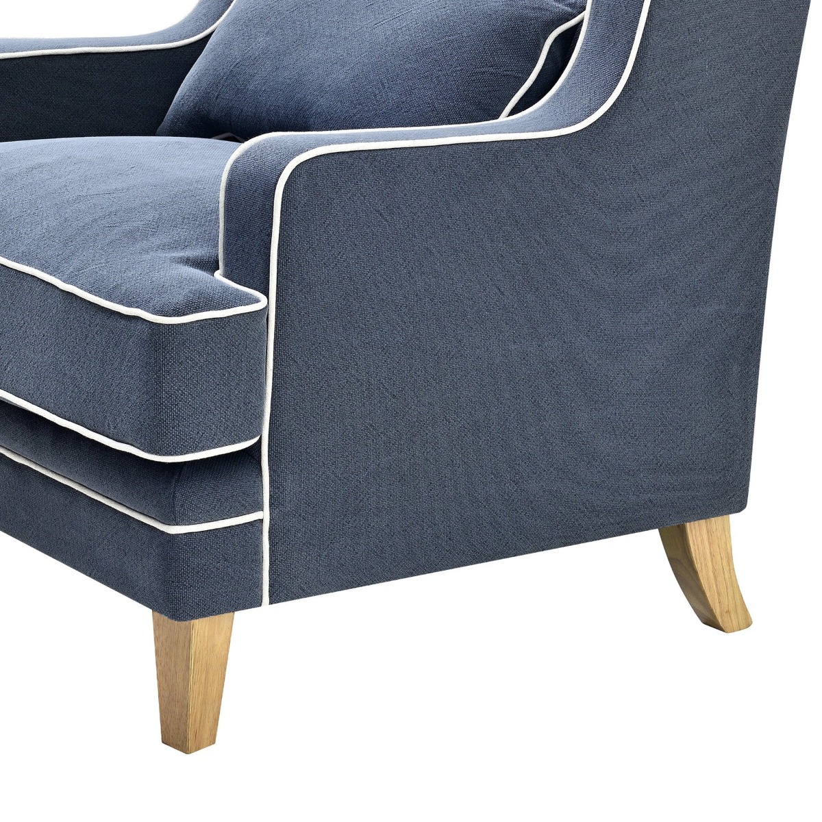 Bondi Hamptons Armchair Navy, W 92cm D 85cm H 94cm (RRP $1499) - Image 8