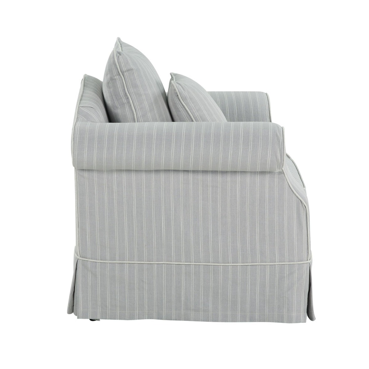 Avalon Hamptons Armchair Cloud Stripe, W 109cm D 96cm H 81cm (RRP $1849) - Image 9