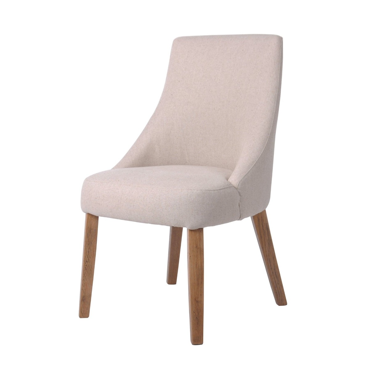 Valencia Beige Dining Chair, W 52cm D 60cm H 89.5cm (RRP $399) - Image 2