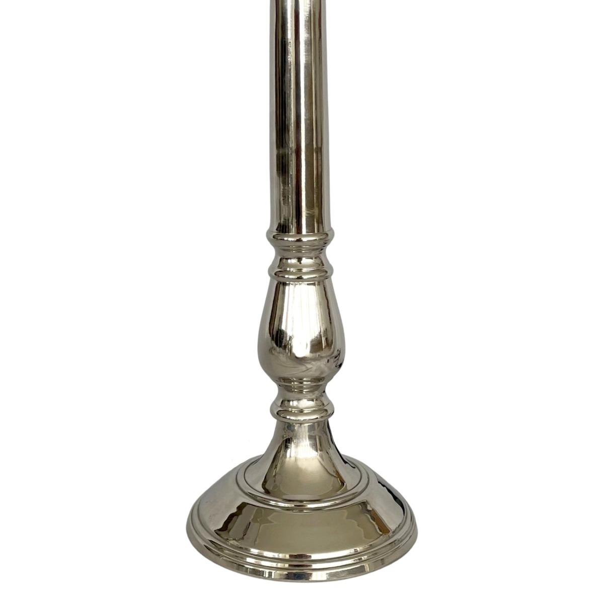 Nickel Pineapple Leaf Lamp W/White Shade - Lamp Base & Shade (RRP $429) - Image 4