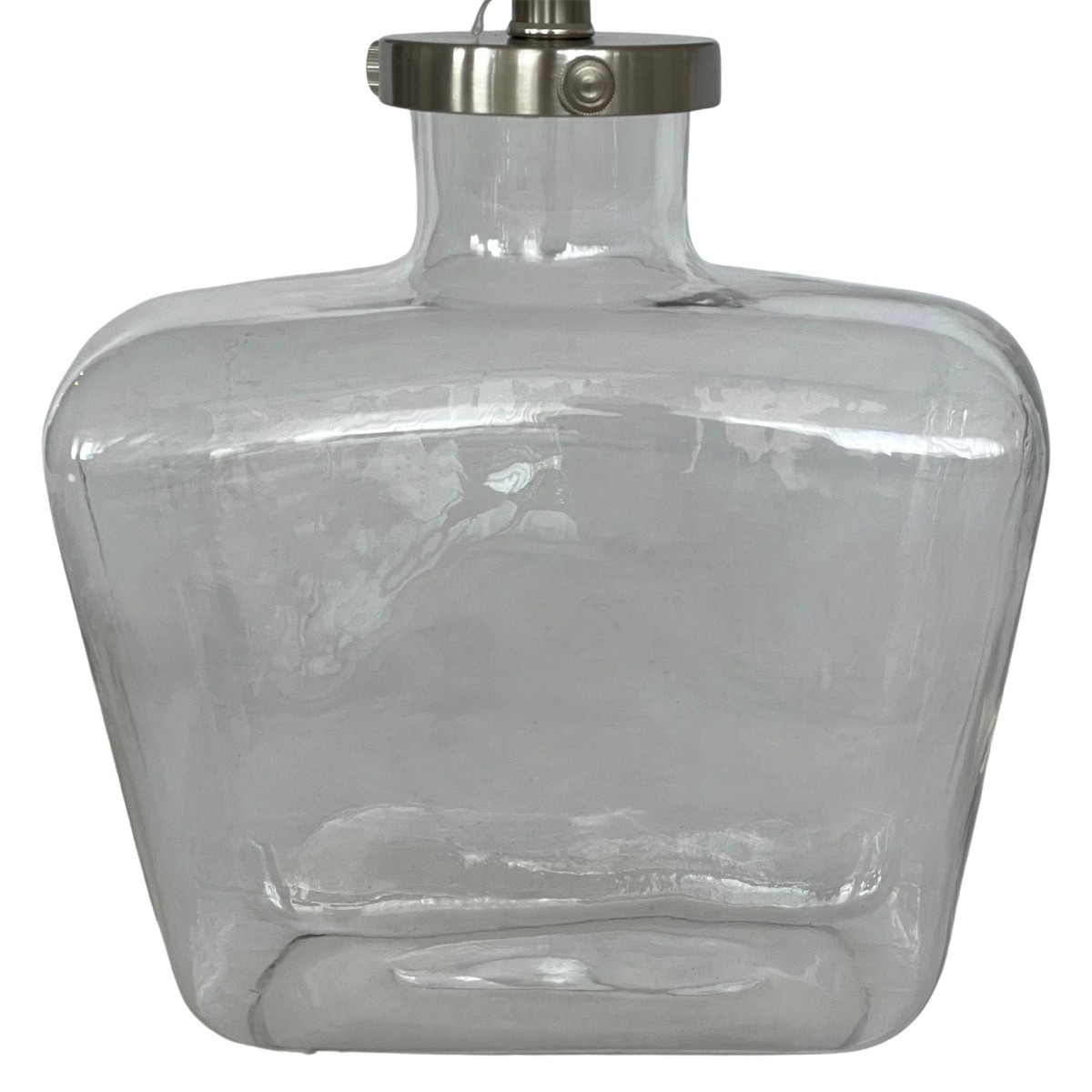Fillable Bottle Lamp W Linen Shade - Lamp Base & Shade (RRP $299) - Image 4