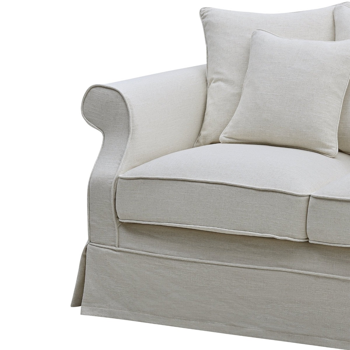 Avalon Hamptons 2 Seat Sofa Ivory, W 174cm D 96cm H 81cm (RRP $2599) - Image 9