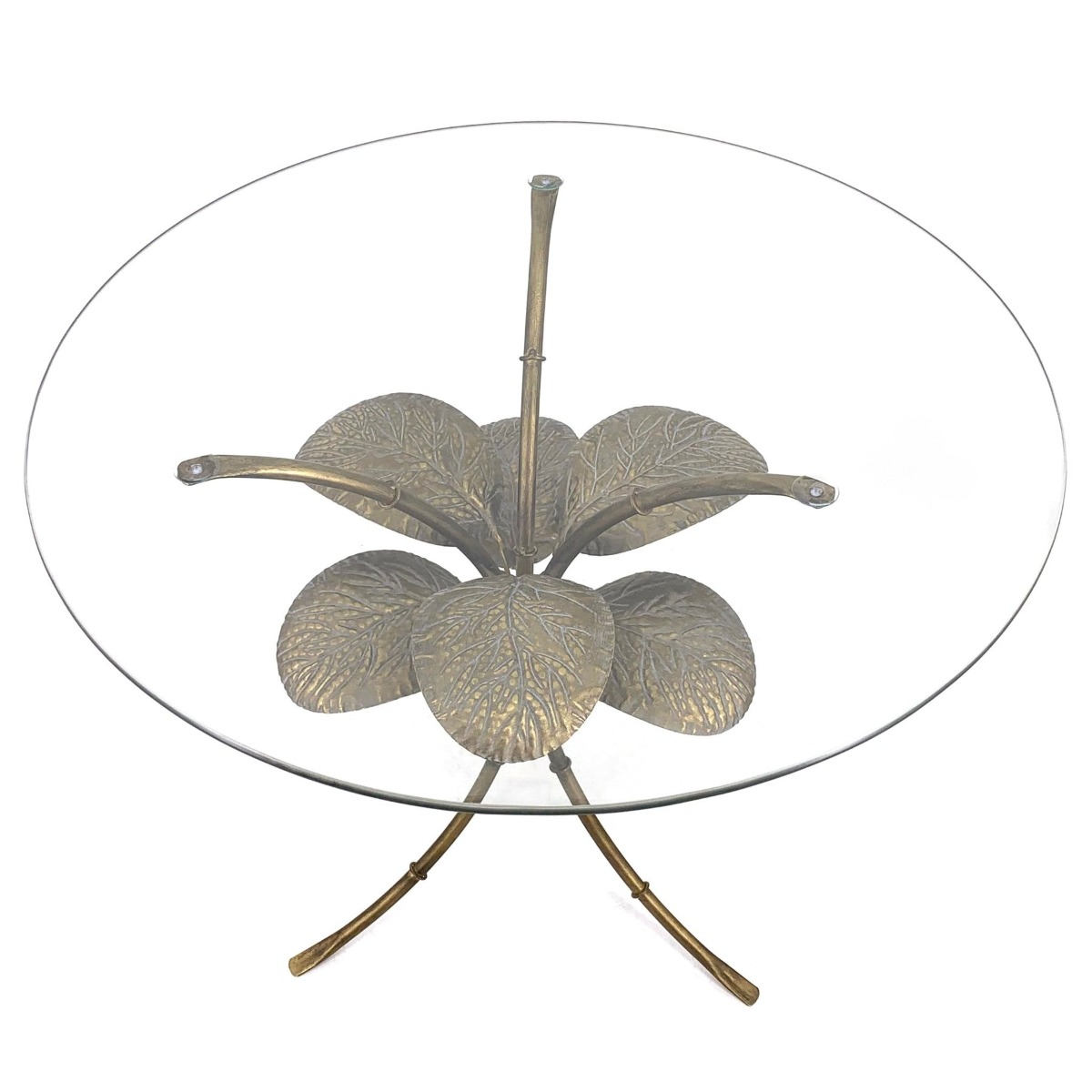 Amari Gold Leaf Side Table, W 60cm D 60cm H 60cm (RRP $349) - Image 6