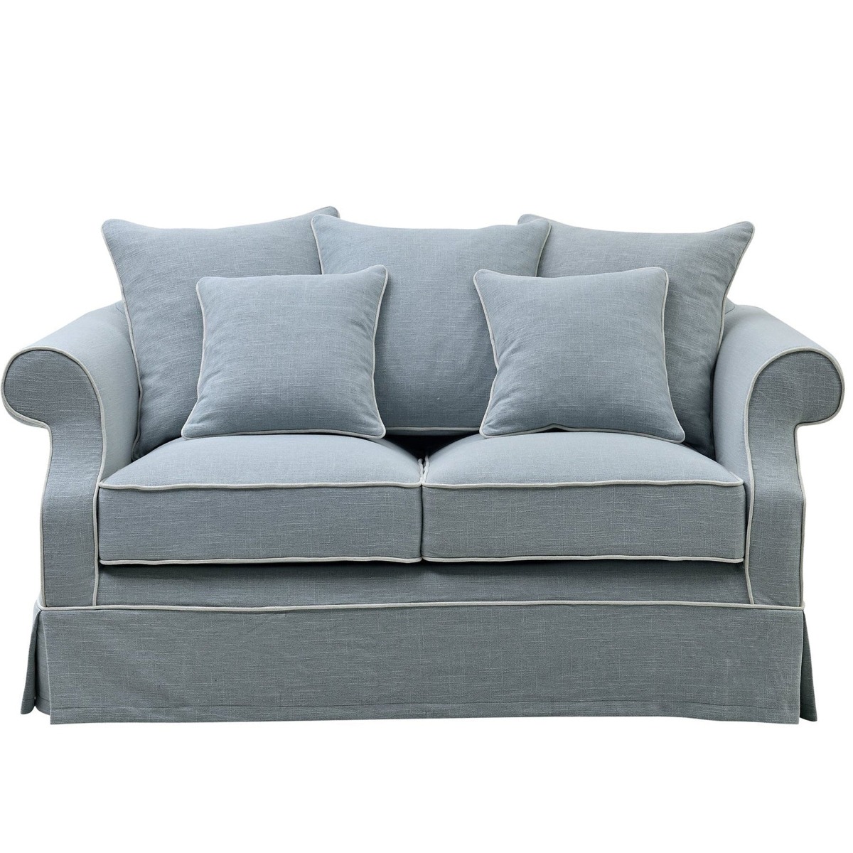 Slip Cover Only - Avalon Hamptons 2 Seat Sofa Beach, W 174cm D 96cm H 81cm (RRP $799) - Image 12