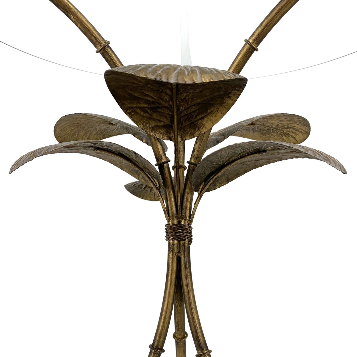Amari Gold Leaf Side Table, W 60cm D 60cm H 60cm (RRP $349) - Image 2