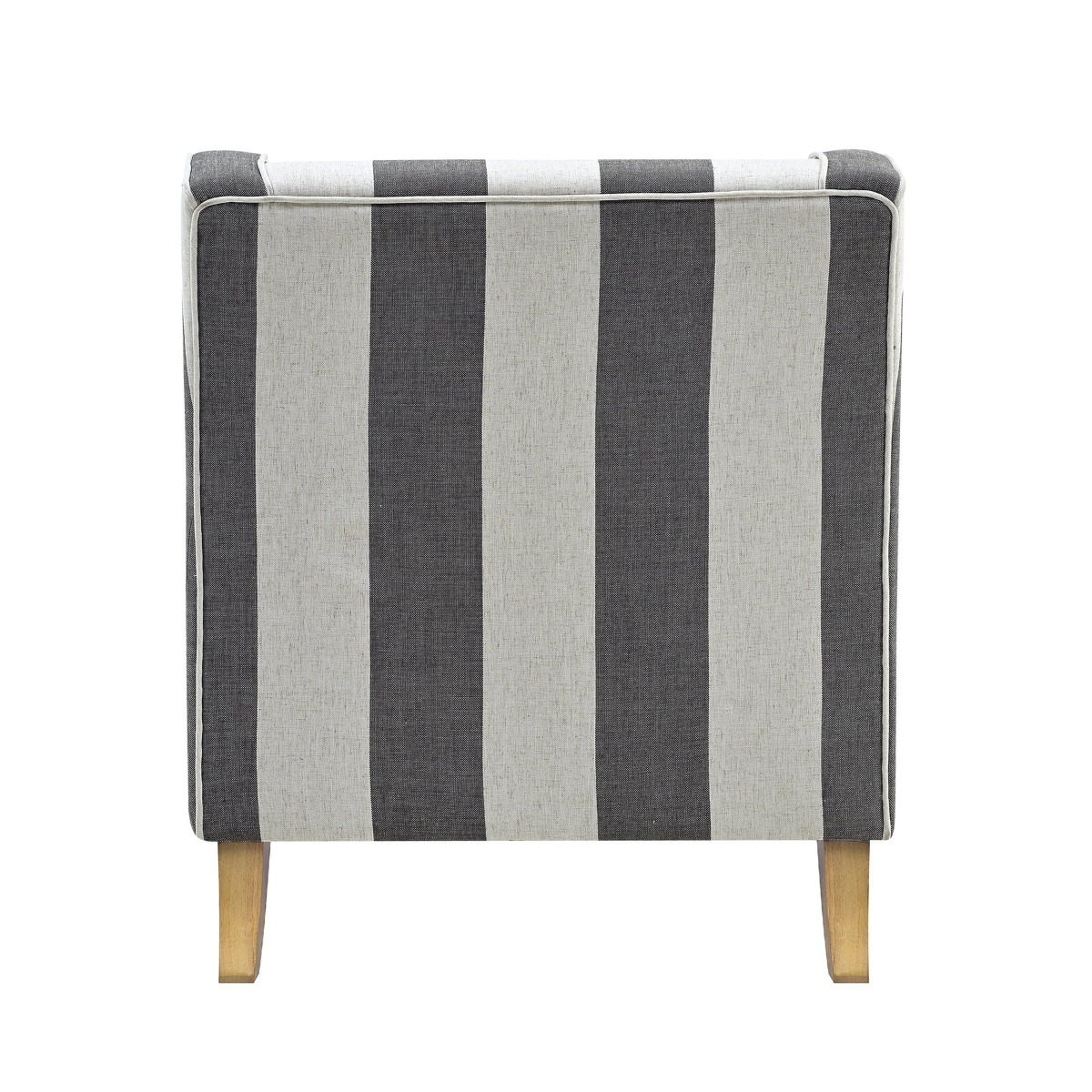 Bondi Hamptons Armchair Grey / Cream, W 92cm D 85cm H 94cm (RRP $1499) - Image 5