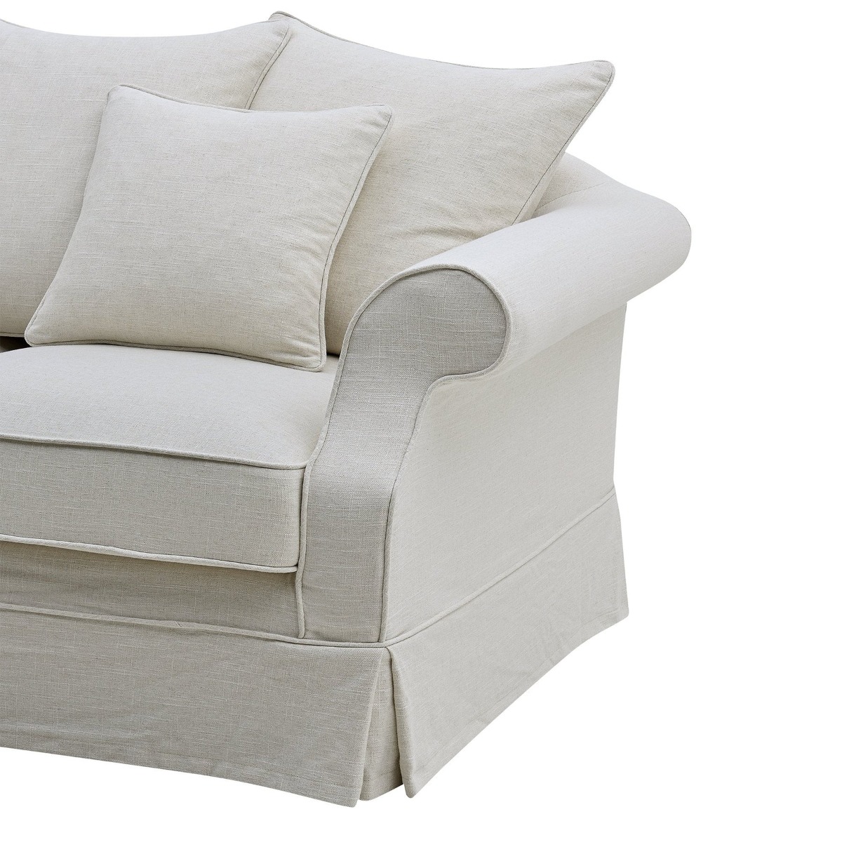 Avalon Hamptons 2 Seat Sofa Ivory, W 174cm D 96cm H 81cm (RRP $2599) - Image 10