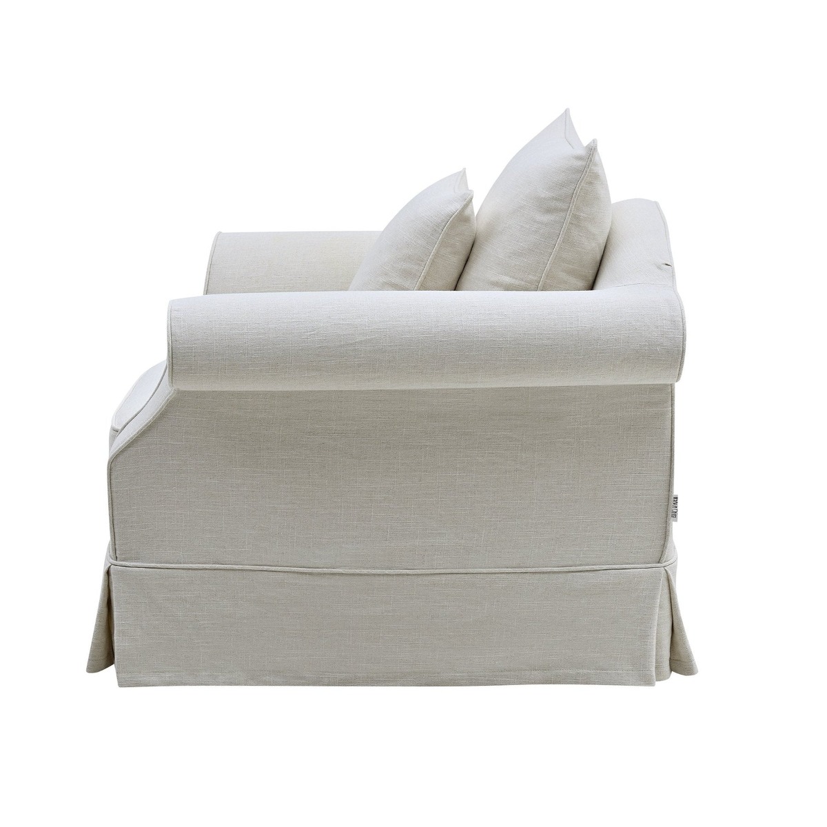 Avalon Hamptons Armchair Ivory, W 109cm D 96cm H 81cm (RRP $1899) - Image 7