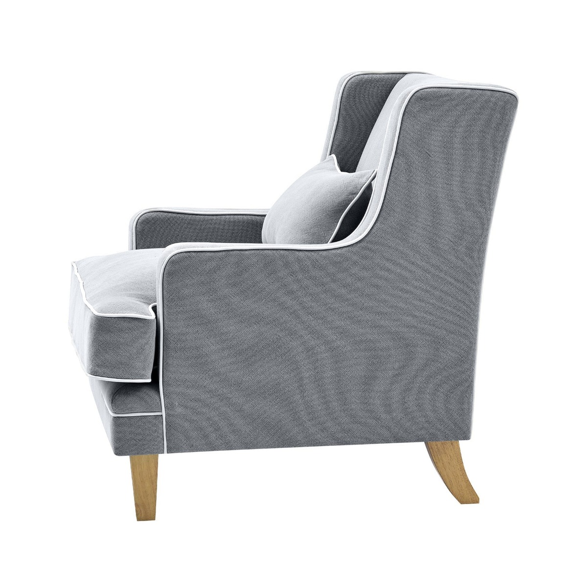 Bondi Hamptons Armchair Grey, W 92cm D 85cm H 94cm (RRP $1499) - Image 6