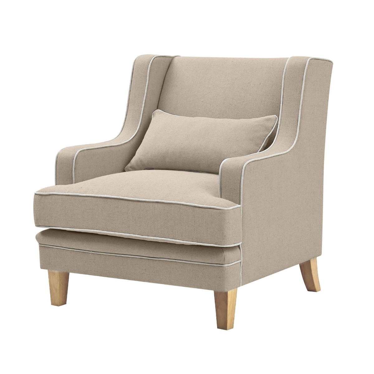Bondi Hamptons Armchair Natural, W 92cm D 85cm H 94cm (RRP $1499) - Image 9