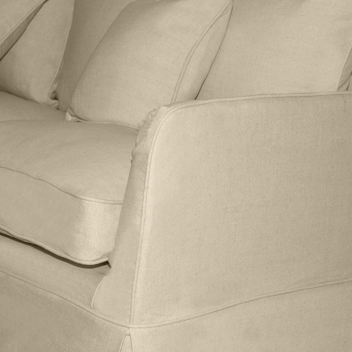 Noosa Hamptons 3 Seat Queen Sofa Bed Beige, W 221cm D 91cm H 80cm (RRP $4279) - Image 5
