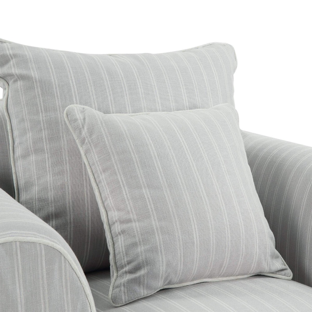Avalon Hamptons Armchair Cloud Stripe, W 109cm D 96cm H 81cm (RRP $1849) - Image 7