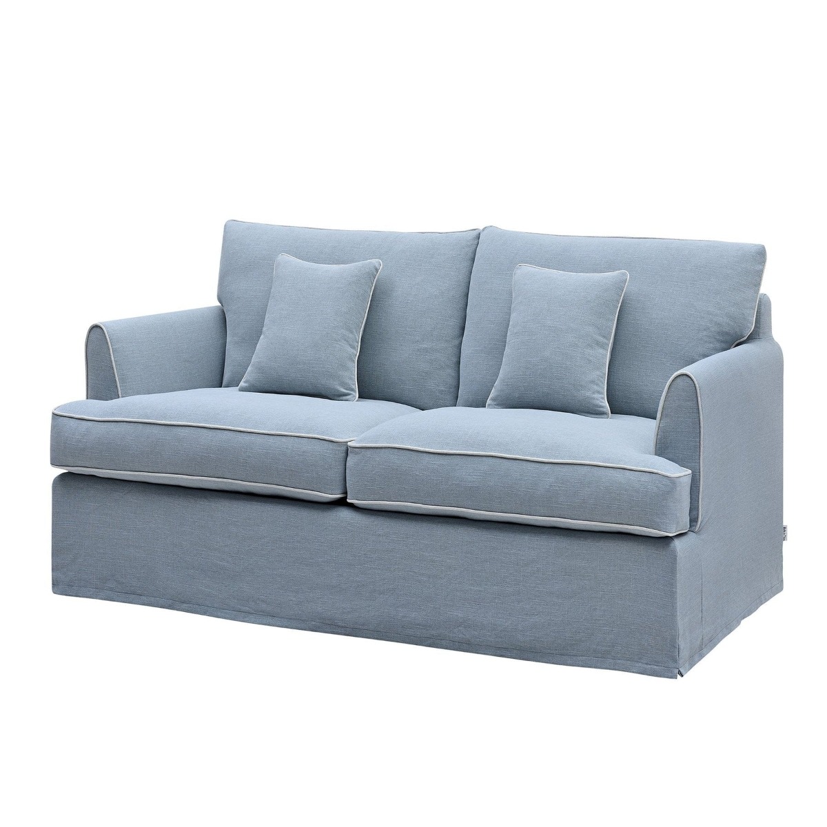 Slip Cover Only - Byron Hamptons 3 Seat Sofa Beach, W 223cm D 96cm H 78cm (RRP $999) - Image 10