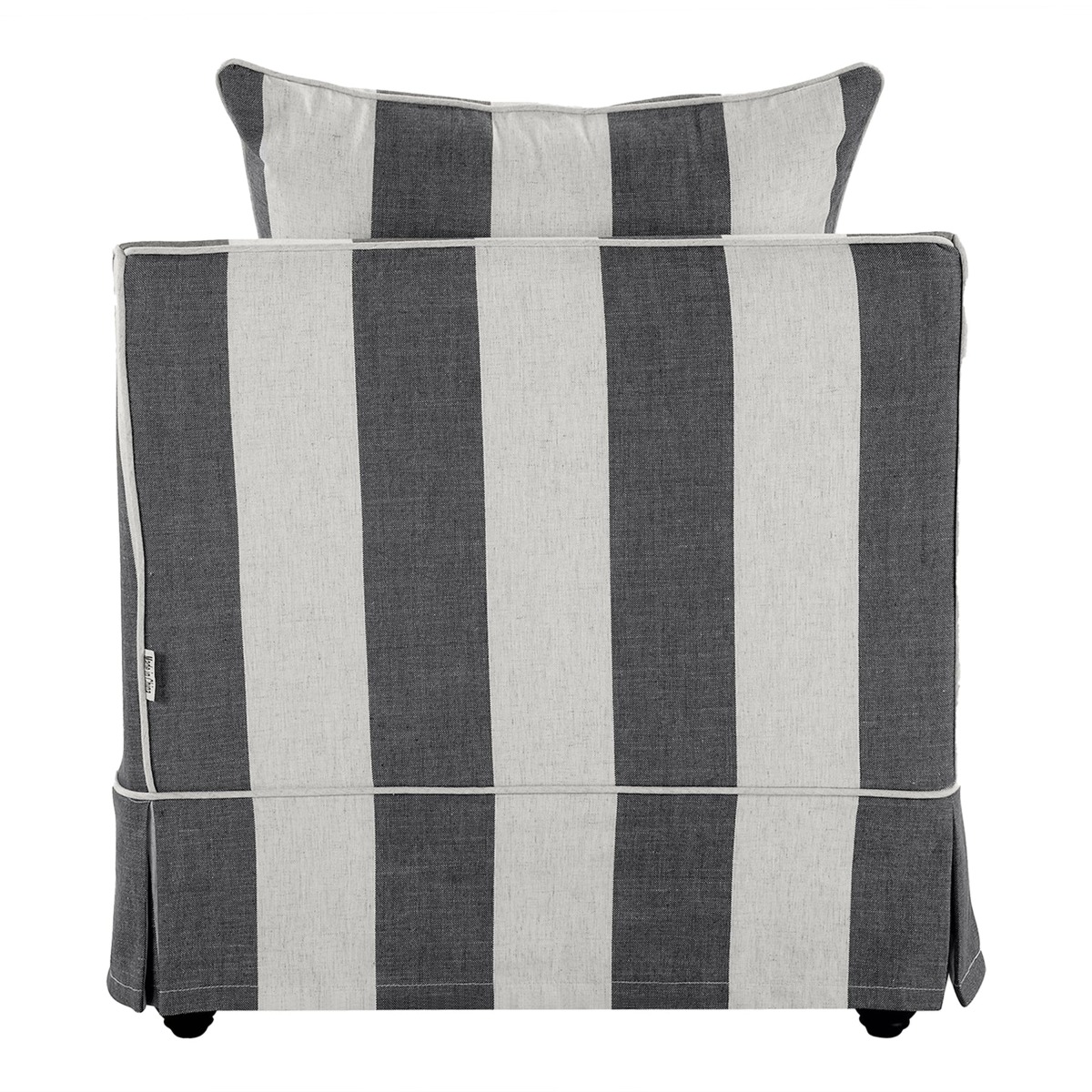 Noosa Hamptons Armchair Grey / Cream, W 91cm D 90cm H 80cm (RRP $1699) - Image 5