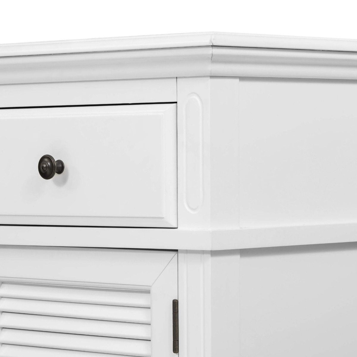 West Beach 3 Door Hamptons Buffet White, W 145.3cm D 50cm H 85cm (RRP $1699) - Image 3
