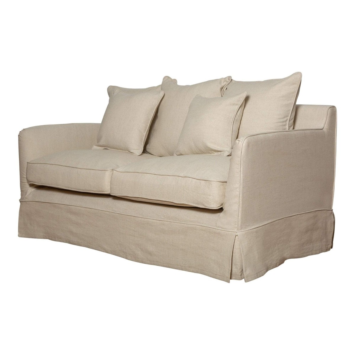 Noosa Hamptons 2.5 Seat Sofa Beige, W 195cm D 91cm H 80cm (RRP $2699) - Image 2