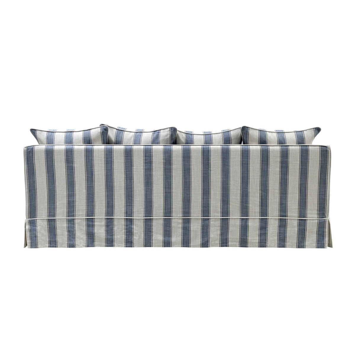 Slip Cover Only - Byron Hamptons 2.5 Seat Sofa Blue Sky, W 190cm D 96cm H 78cm (RRP $899) - Image 8