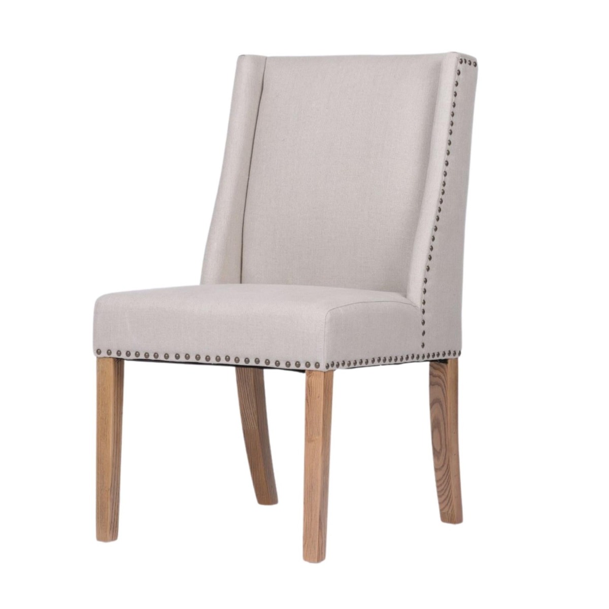 Ithaca Dining Chair Beige, W 53cm D 65cm H 95cm (RRP $479) - Image 2