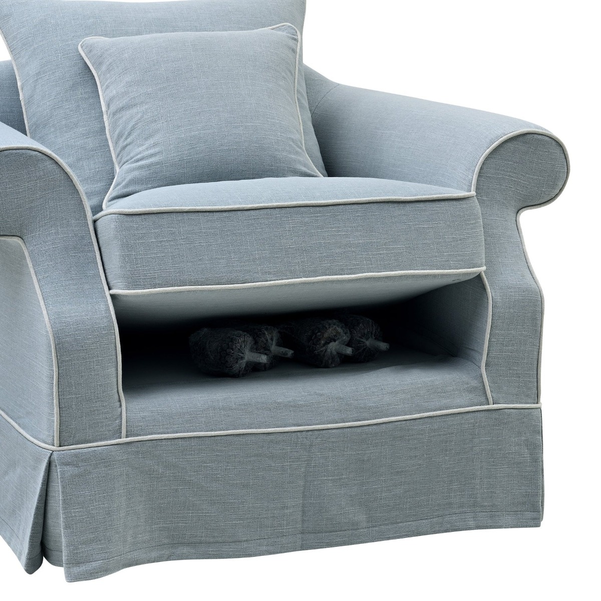Avalon Hamptons Armchair Beach, W 109cm D 96cm H 81cm (RRP $1899) - Image 5