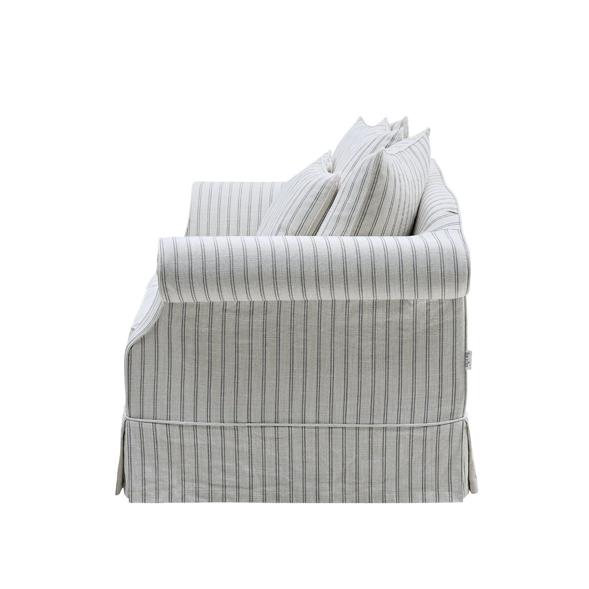 Avalon Hamptons 2 Seat Sofa Stone Stripe, W 174cm D 96cm H 81cm (RRP $2599) - Image 5