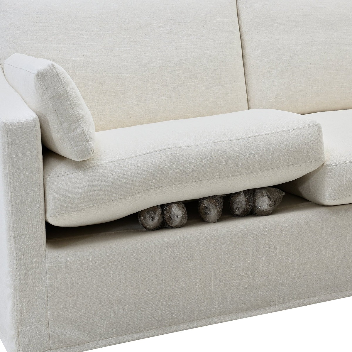 Clovelly Hamptons 2.5 Seat Sofa Ivory, W 190 D 102cm H 80cm (RRP $2699) - Image 6