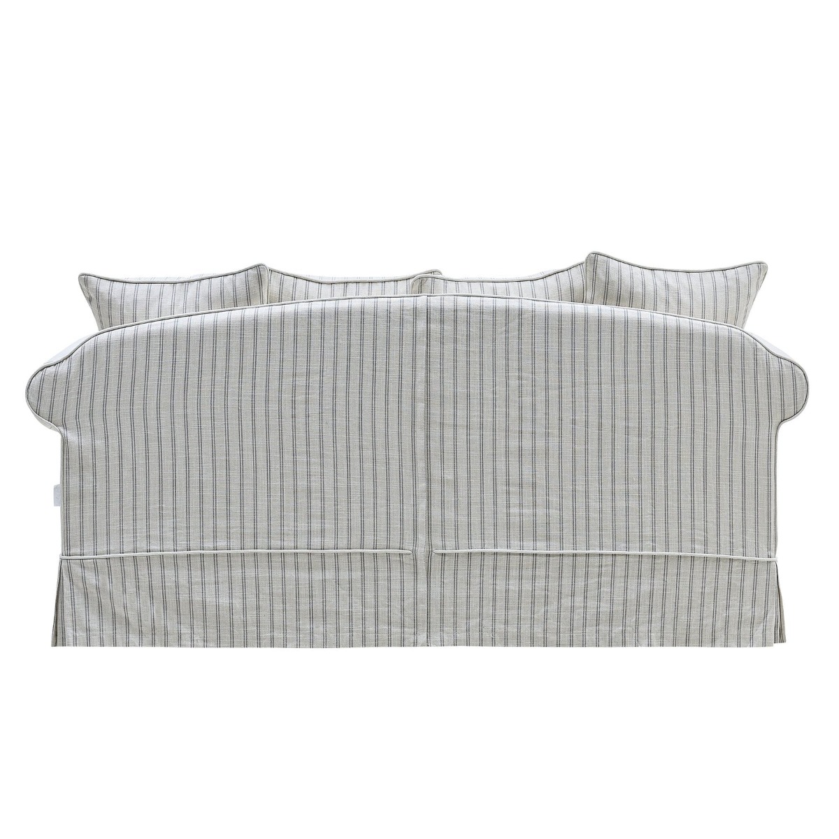 Avalon Hamptons 3 Seat Sofa Stone Stripe, W 226cm D 96cm H 81cm (RRP $3299) - Image 8