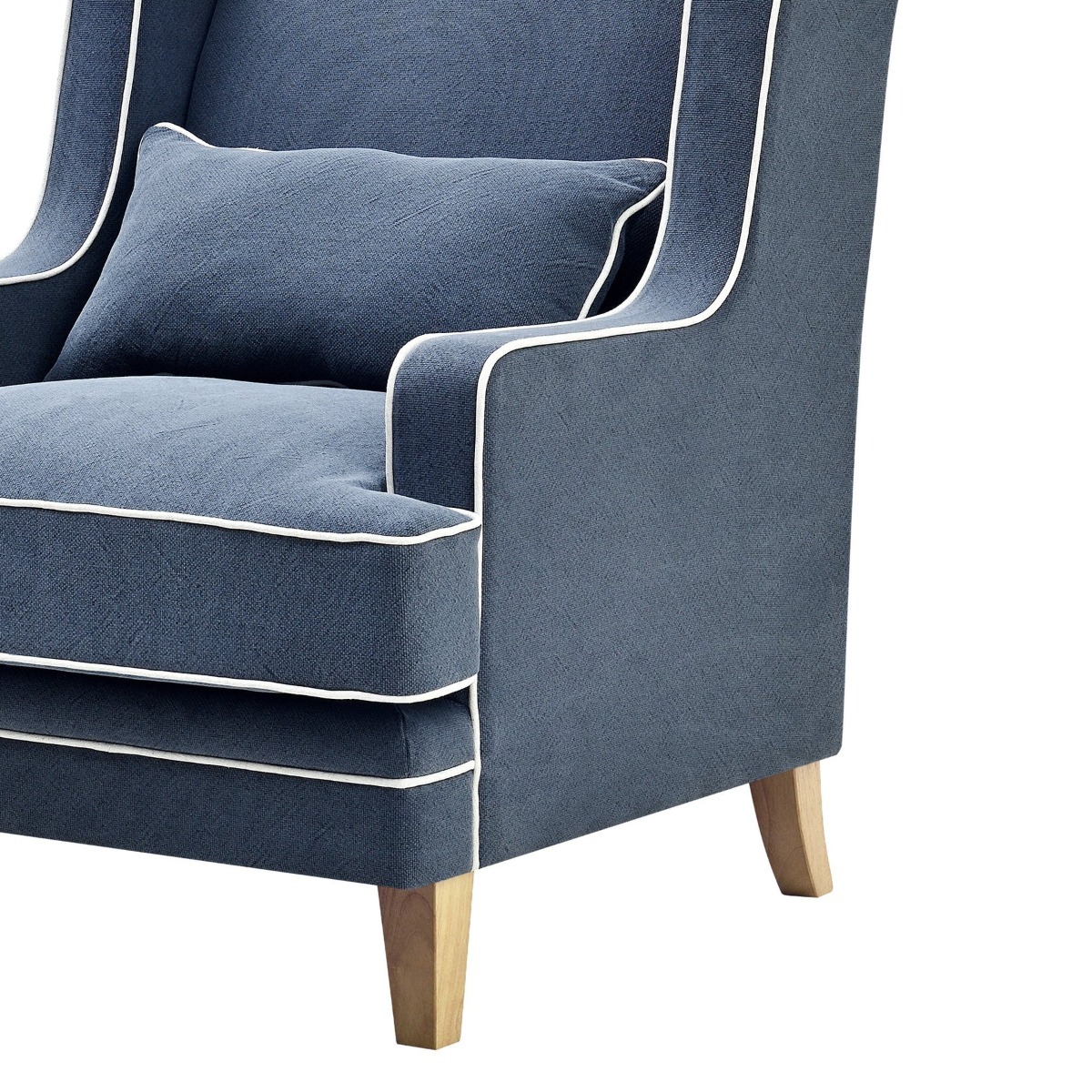 Bondi Hamptons Armchair Navy, W 92cm D 85cm H 94cm (RRP $1499) - Image 7