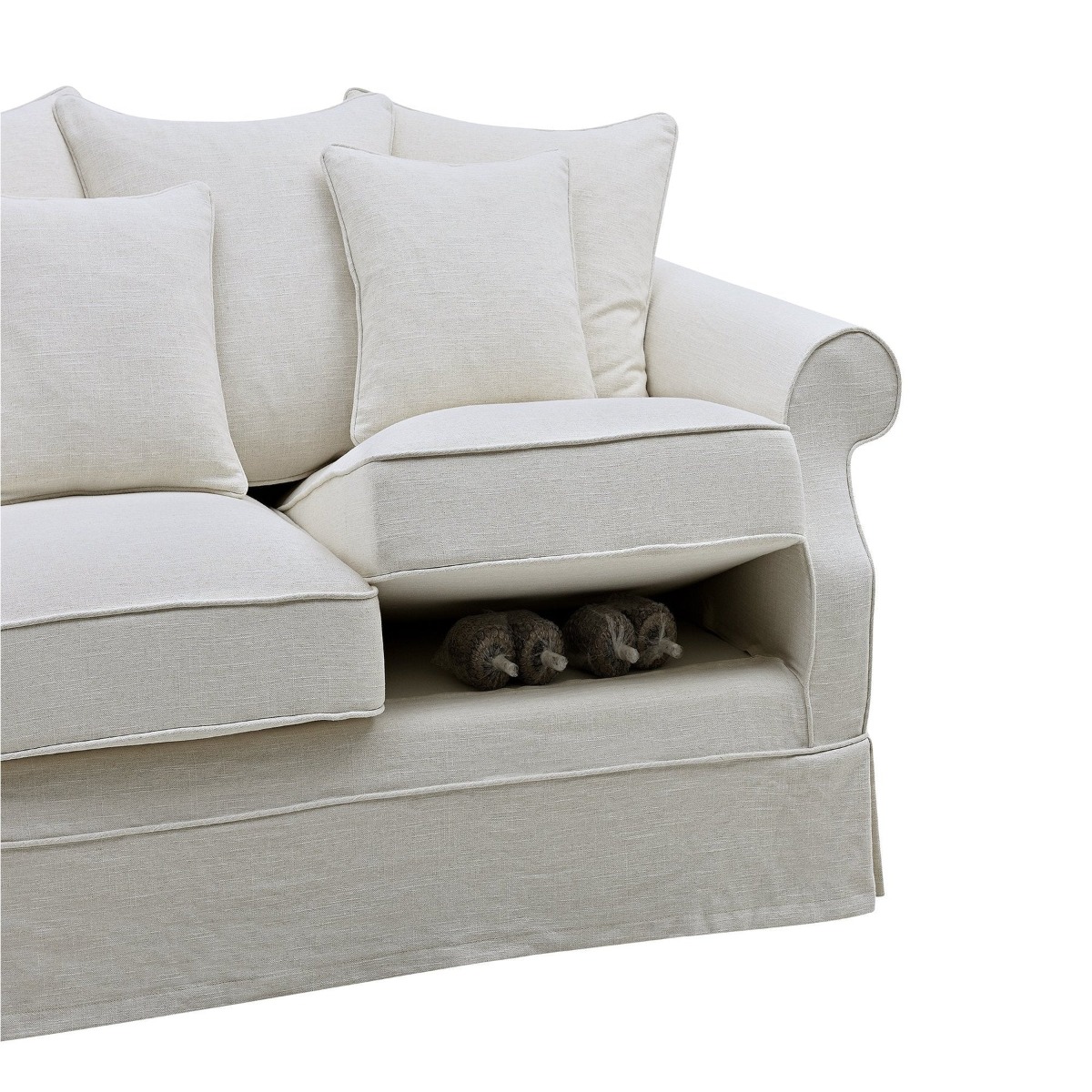 Avalon Hamptons 2 Seat Sofa Ivory, W 174cm D 96cm H 81cm (RRP $2599) - Image 11