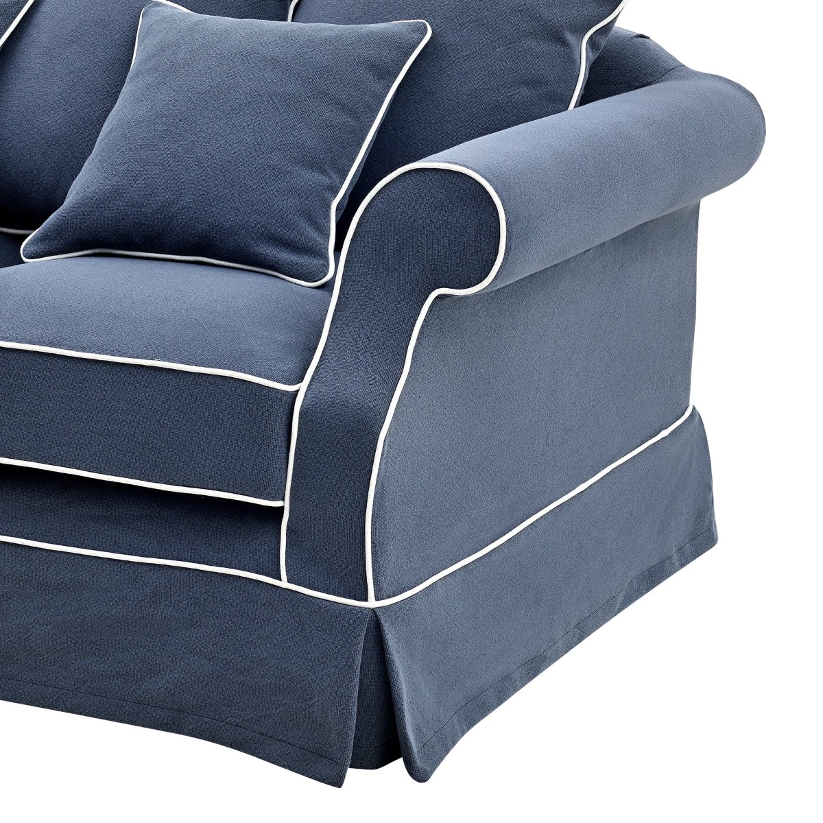 Avalon Hamptons 2 Seat Sofa Navy, W 174cm D 96cm H 81cm (RRP $2599) - Image 9