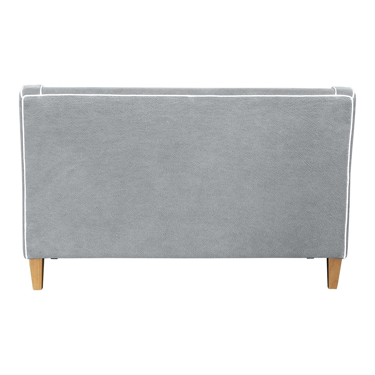 Bondi Hamptons 2 Seat Sofa Grey W/White Piping, W 155cm D 92cm H 94cm (RRP $1999) - Image 5