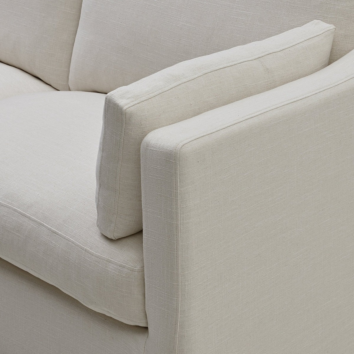 Clovelly Hamptons 2.5 Seat Sofa Ivory, W 190 D 102cm H 80cm (RRP $2699) - Image 7