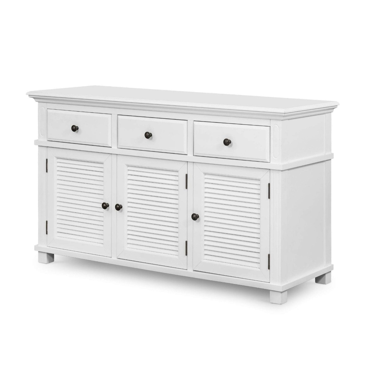West Beach 3 Door Hamptons Buffet White, W 145.3cm D 50cm H 85cm (RRP $1699) - Image 9