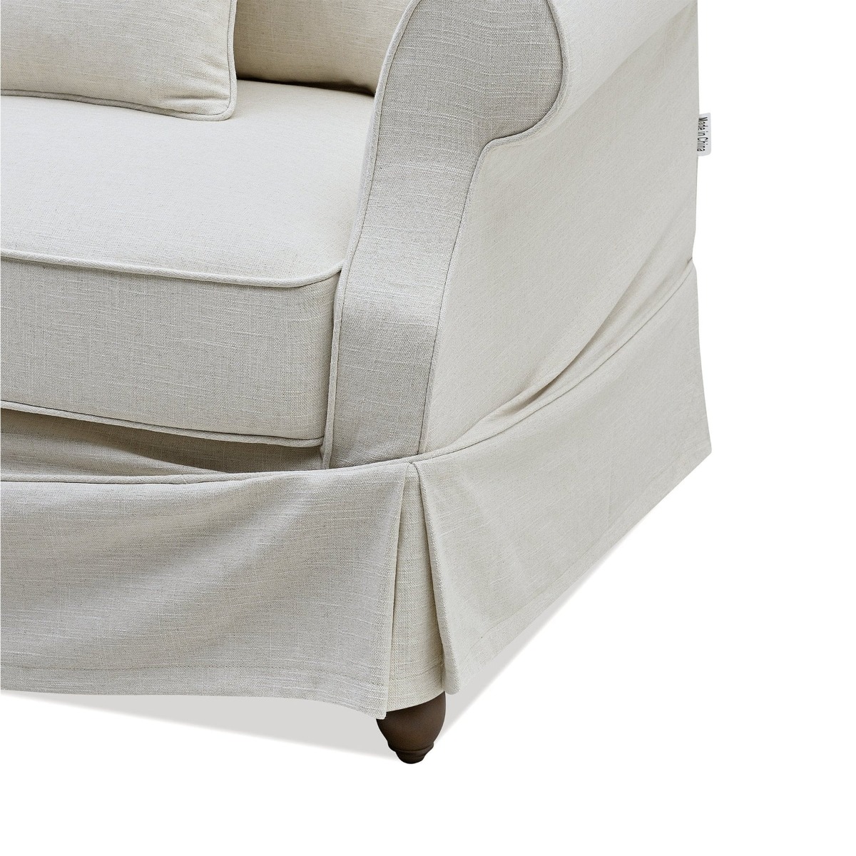 Avalon Hamptons 3 Seat Sofa Ivory, W 226cm D 96cm H 81cm (RRP $3299) - Image 3