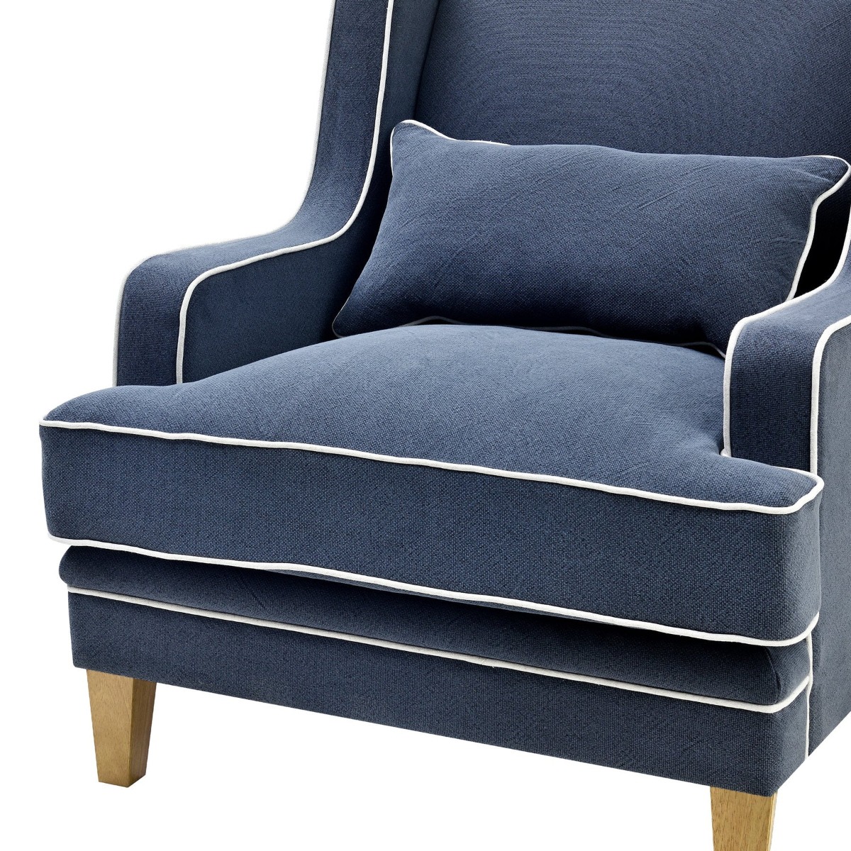 Bondi Hamptons Armchair Navy, W 92cm D 85cm H 94cm (RRP $1499) - Image 10
