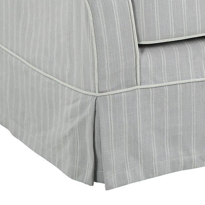 Avalon Hamptons Armchair Cloud Stripe, W 109cm D 96cm H 81cm (RRP $1849) - Image 3