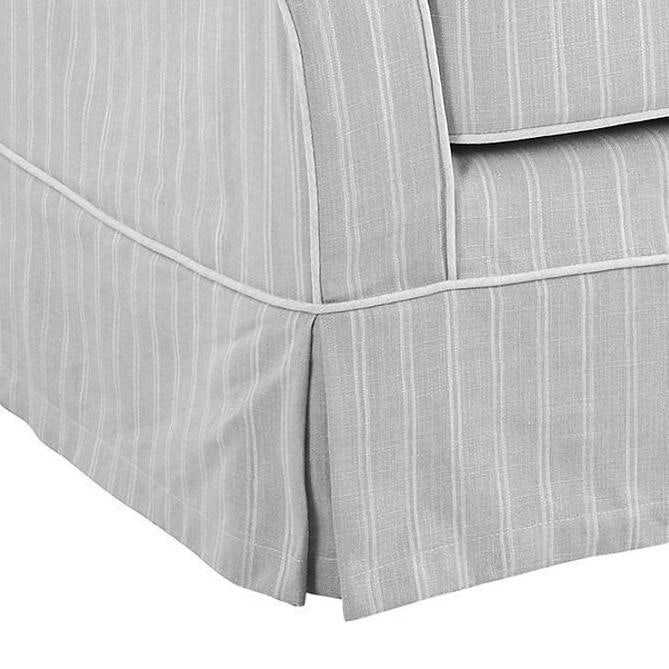 Avalon Hamptons 3 Seat Sofa Cloud Stripe, W 226cm D 96cm H 81cm (RRP $3299) - Image 8